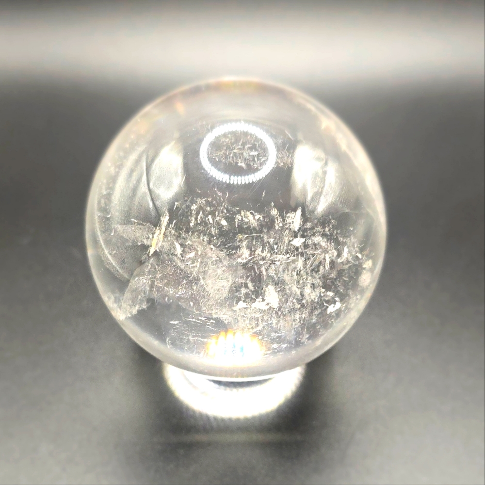 4.5" Clear Quartz Crystal Ball Sphere
